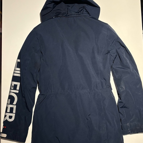 Tommy Hilfiger Quilted Navy and White Jacket Size XS - Picture 2 of 3